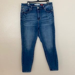 Celebrity Pink Thick Denim Skinny Jeans Size 16